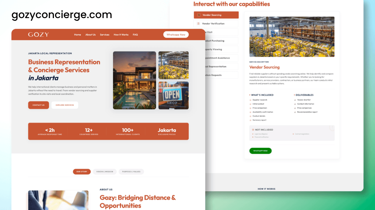 GOZY Business Concierge Jakarta